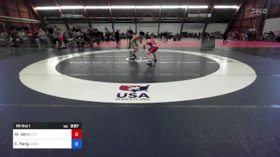 160B kg Rr Rnd 1 - Matthew Verri, Little Falls vs Ethan Yang, Journeymen