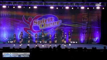 Cheer Factor - YOUTH X [2026 L5 Youth Day 1] 2026 Spirit Cheer Grand Nationals