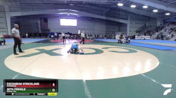 5-106 lbs Semifinal - Zachariah Strickland, Riverbend vs Seth Pringle, Frank Cox