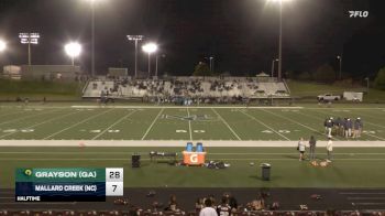 Replay: Grayson GA vs Mallard Creek NC | Sep 6 @ 7 PM