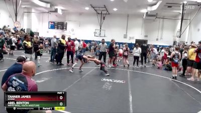 75 lbs Round 2 - Abel Benton, White Knoll Youth Wrestling vs Tanner James, SCSOW