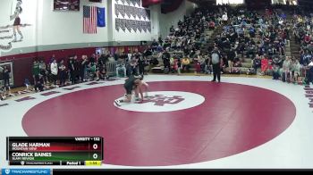 132 lbs Quarterfinal - Glade Harman, Mountain View vs Conrick Baines, SLAM! NEVADA