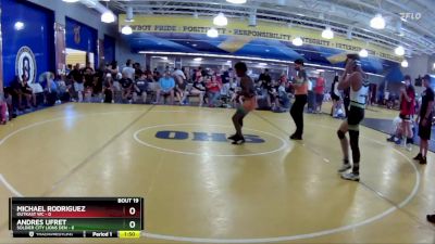 126 lbs Semis & Wb (16 Team) - Michael Rodriguez, OutKast WC vs Andres Ufret, Soldier City Lions Den