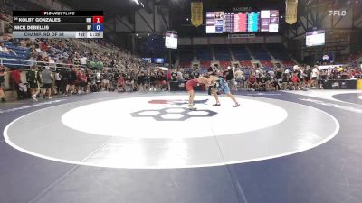 157 lbs Champ. Rd Of 64 - Kolby Gonzales, NM vs Nick DeBellis, NY