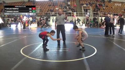 70 lbs Cons. Round 5 - Dylan Temple, CP Wrestling Academy vs Tanner Grant, Chardon