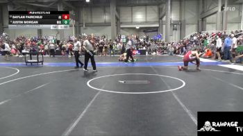 250 lbs Champ. Round 1 - Justin Morgan, Mulvane vs Daylan Fairchild, Atwood Kids