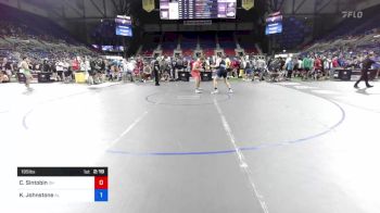 195 lbs Cons 64 #2 - Connor Sintobin, Ohio vs Kalob Johnstone, Alabama