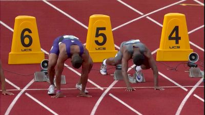 Men's 100m, Heat 3 - Givans runs 9.96 wind legal