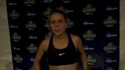 Erin Teschuk after steeple prelims