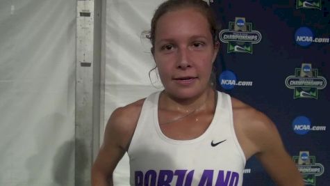 Lauren LaRocco after 4th in NCAA 10k in only third 10k race