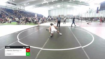 144 lbs Consi Of 16 #1 - Joseph Ramos Dominguez, Grit Wrestling Club vs Jahshua Cook, No Team