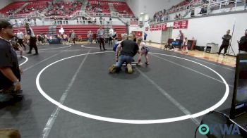 60 lbs Quarterfinal - Jaxon Vick, Ponca City Wildcat Wrestling vs Steven Manship, Harrah Little League Wrestling