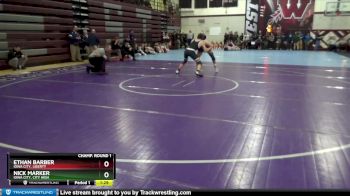 160 lbs Champ. Round 1 - Ethan Barber, Iowa City, Liberty vs Nick Marker, Iowa City, City High