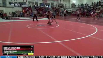106 lbs Cons. Round 3 - Christos Panos, Iowa City, Liberty vs Joshua Hernandez, Davenport Central-JV