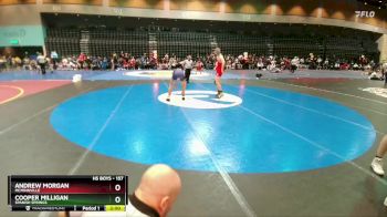 157 lbs Champ. Round 1 - Cooper Milligan, Spanish Springs vs Andrew Morgan, McMinnville