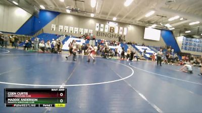 115 lbs 1st Place Match - Coen Curtis, Delta Wrestling Club vs Maddix Anderson, Wasatch Wrestling Club