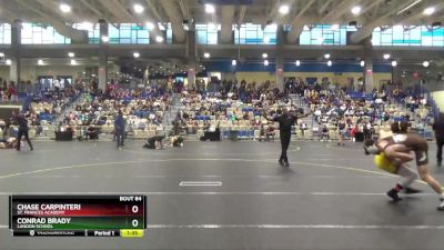 150 lbs Champ. Round 2 - Conrad Brady, Landon School vs Chase Carpinteri, St. Frances Academy