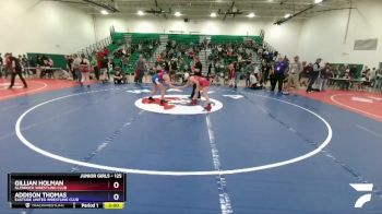 125 lbs Cons. Semi - Gillian Holman, Glenrock Wrestling Club vs Addison Thomas, Eastside United Wrestling Club