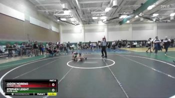 120 lbs Champ. Round 1 - Stephen Leight, Notre Dame vs Jadon Moreno, Calvary Chapel