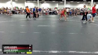 157 lbs Round 3 (4 Team) - Layden Acevedo, Moser`s Mat Monsters vs Connor Severino, Headhunters Black