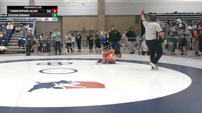 56 lbs Champ. Rd Of 32 - Christopher Allen, Oconomowoc Wrestling Club vs Colton Kirwan
