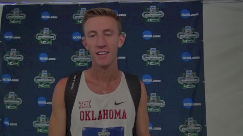 Dylan Blankenbaker 4th in the steeple after falling in the prelims