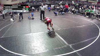 50 lbs Cons. Round 4 - Zeke Gray, Millard South Wrestling Club vs Kasten Anderson, Kimball Wrestling Club