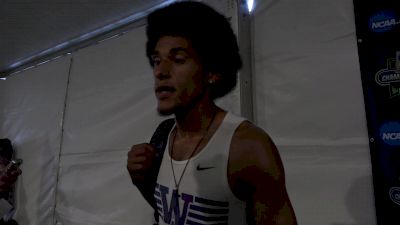Izaic Yorks after tight second-place finish in NCAA 1500m