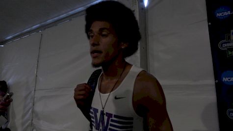 Izaic Yorks after tight second-place finish in NCAA 1500m