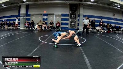 92 lbs Round 7 (8 Team) - Eli Oberheim, Team Shutt vs Carter Ickes, U2 Uprising Black