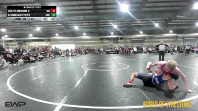 175 lbs Consi Of 16 #2 - Justin Hebert II, Viking Wrestling Club (OK) vs Chase Montroy, Caveman Wrestling