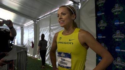 Annie LeBlanc after 1500m final, talks Oregon team mentality