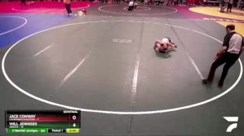 70 lbs Semis & 1st Wrestleback (8 Team) - Jace Conway, Caledonia/Houston vs Will Jenniges, Adrian