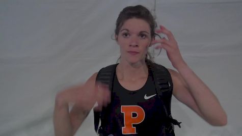 Cecilia Barowski of Princeton after 5th in the 800