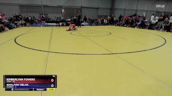 145 lbs Round 3 (8 Team) - Kimberlynn Fowers, Utah vs KhaLiyah Delva, Florida