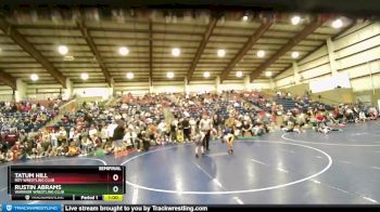 64 lbs Semifinal - Rustin Abrams, Warrior Wrestling Club vs Tatum Hill, Roy Wrestling Club