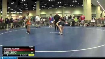 160 lbs Placement Matches (8 Team) - Antonio Falotico, TOWC Spartans vs Tyson Moffitt, Adams City Eagles