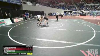 6A-160 lbs Champ. Round 2 - Chase Dennis, Tigard vs Luke Augustus, Newberg