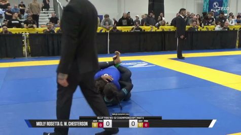 Justine Lee Berry Lenza vs Molly Rosetta G. W. Chesterson 2026 Pan IBJJF Jiu-Jitsu No-Gi Championship
