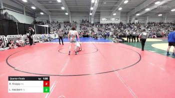 170 lbs Quarterfinal - Rafael Knapp, MA vs Logan Heckert, TN