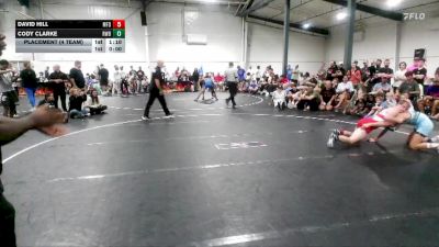 126 lbs Placement (4 Team) - David Hill, MF Dynasty vs Cody Clarke, RWA Black