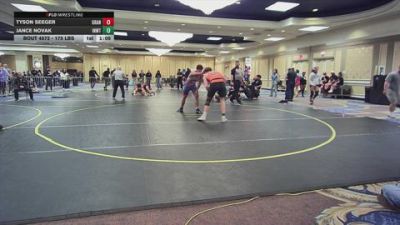 175 lbs Quarterfinal - Tyson Seeger, Granite WC vs Jance Novak, Inwtc