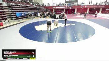 197 lbs 5th Place Match - Bruce Vaughan, Millersville vs Diesel Koser, Shippensburg