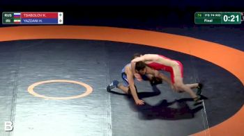 74 Final - Khetik Tsabolov, Russia vs Hassan Yazdani, Iran