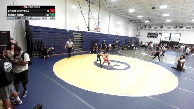 85 lbs Round 1 - Shane Graybill, Petersons Grapplers vs Derek Cruz, Legacy Wrestling Center