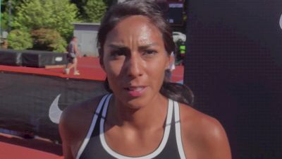 Brenda Martinez won the 800, doing the 15 and the 8 at the Trials