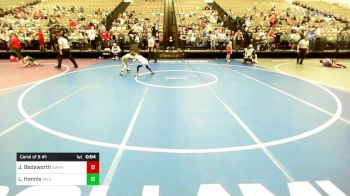 58-M lbs Consi Of 8 #1 - Jaxon Bedsworth, Warhawks Wrestling Inc. vs Liam Hannis, Yale Street