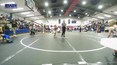 46 lbs Consi Of 16 #2 - Maverick Schadegg, Skiatook Youth Wrestling vs Kyngzleigh Ballard, Team Conquer Wrestling