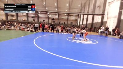 Junior FK - 150 lbs Cons. Round 1 - Austin Clark, Oregon City High School Wrestling vs Liam Land, Washington