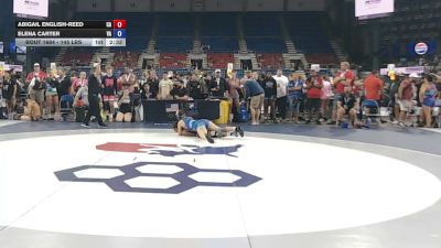 145 lbs Cons. Rd Of 32 - Abigail English-Reed, California vs Elena Carter, Virginia